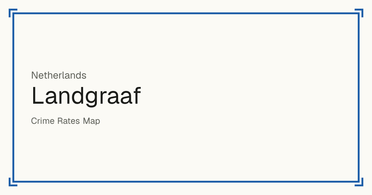 Landgraaf, Netherlands: Safety scores from 1 to 10 for 25 places, each compared with other places in the same country or state.